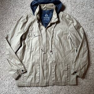 Men's American Rag Tan Hooded Jacket. Size XL